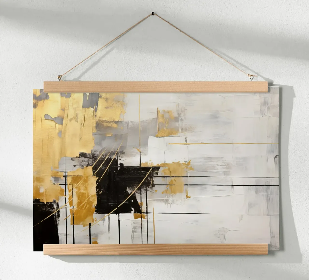 ABSTRACT ART Dynamic silence hahnemühle by Melanie Viola