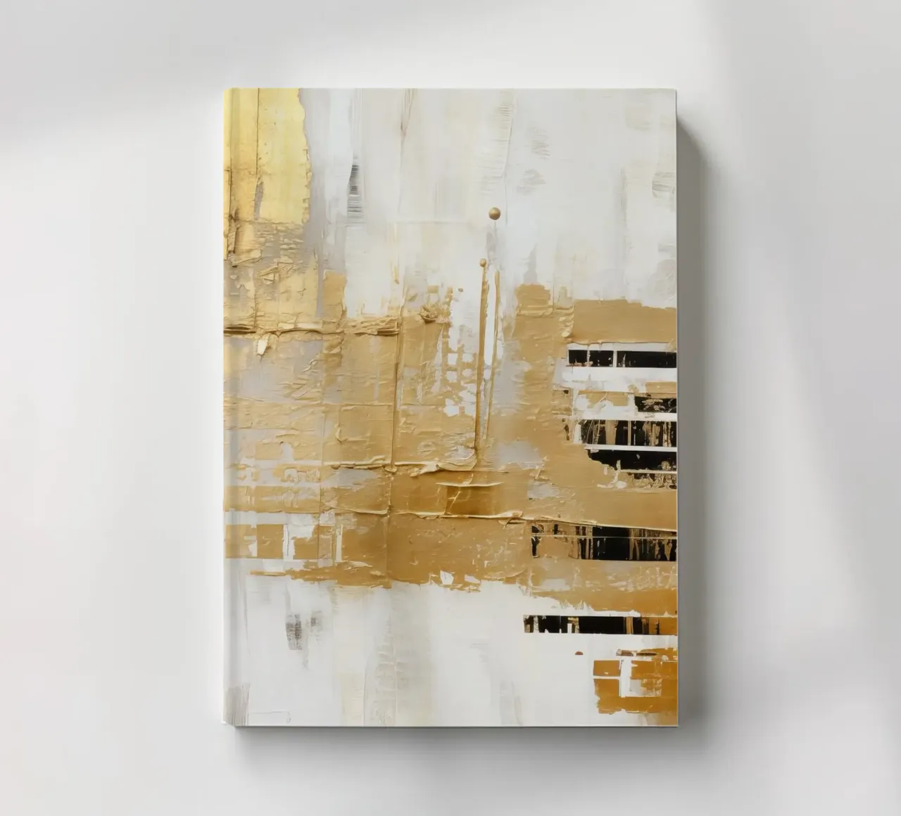 ABSTRACT ART Structures of light notebook by Melanie Viola