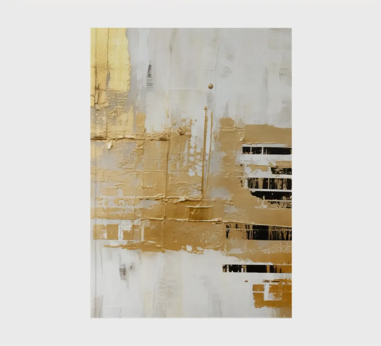 ABSTRACT ART Structures of light notebook by Melanie Viola