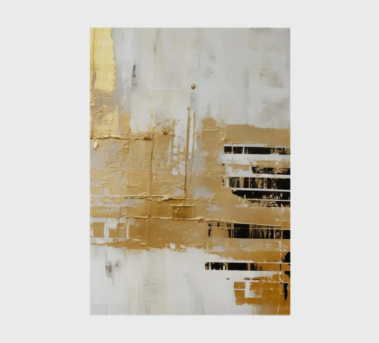 ABSTRACT ART Structures of light notebook by Melanie Viola