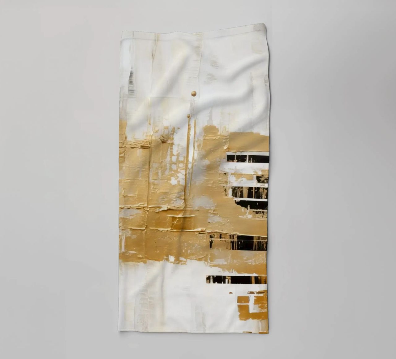 ABSTRACT ART Structures of light towel by Melanie Viola