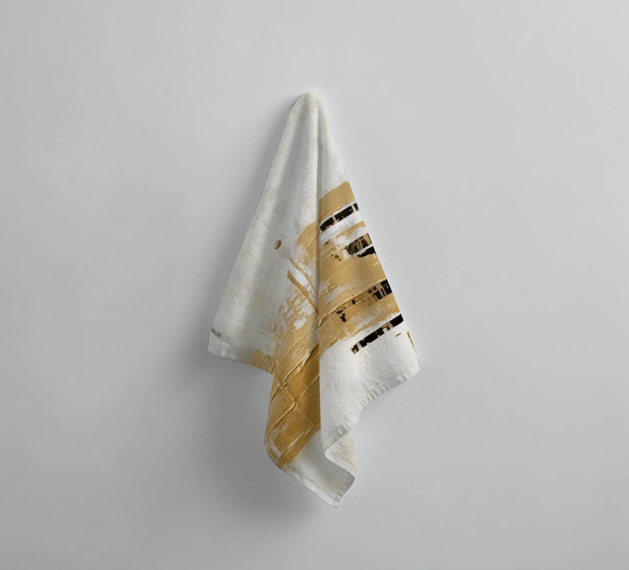 ABSTRACT ART Structures of light towel by Melanie Viola
