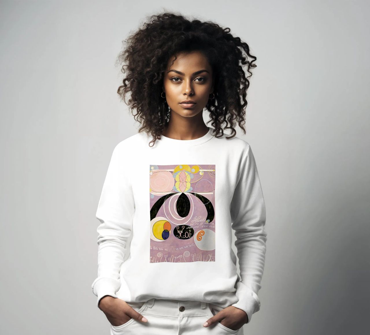 Hilma af Klint - The Ten Largest, No. 6 III sweat de Vintage by JUNIQE
