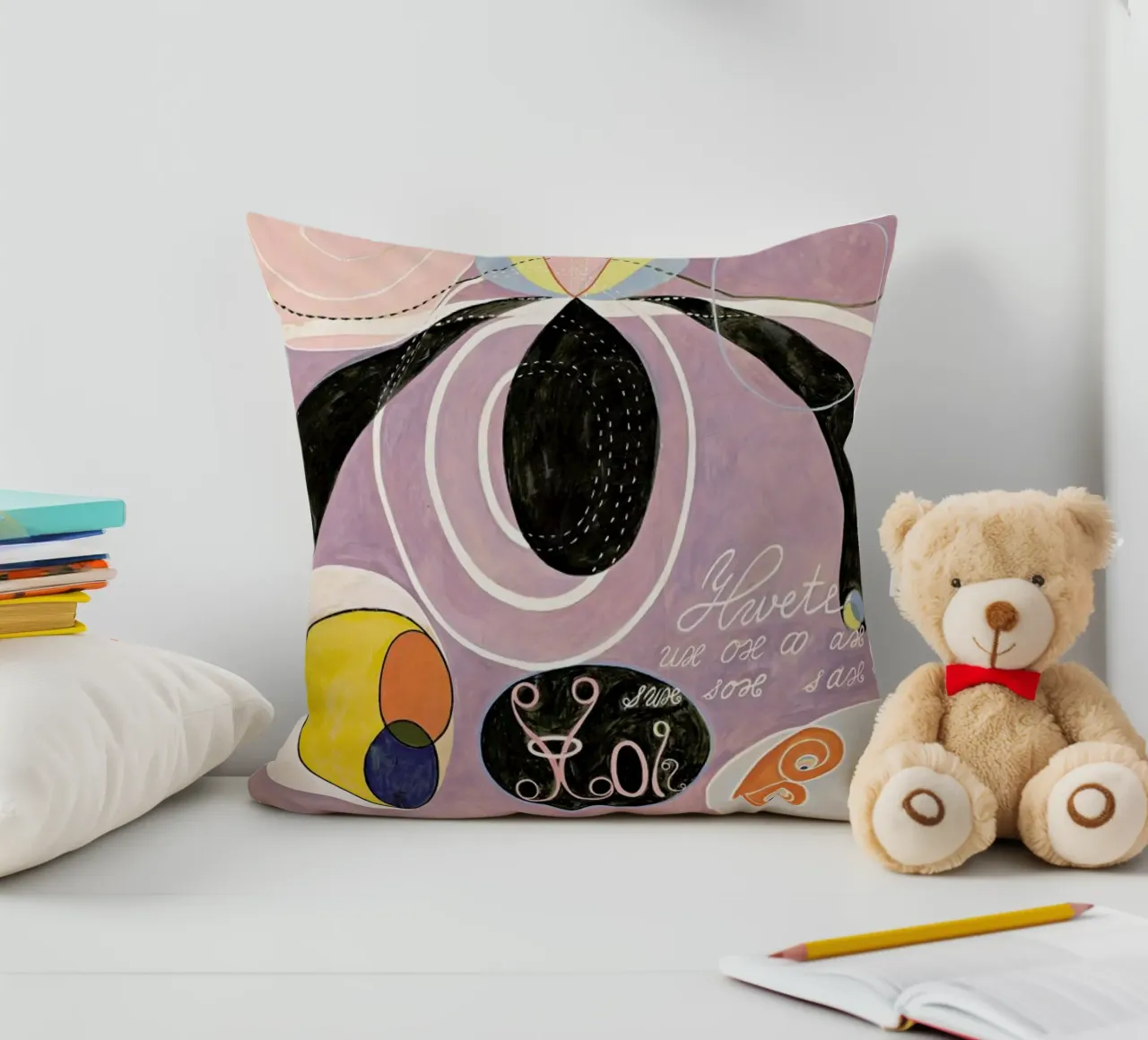 Hilma af Klint - The Ten Largest, No. 6 III cuscino da Vintage by JUNIQE