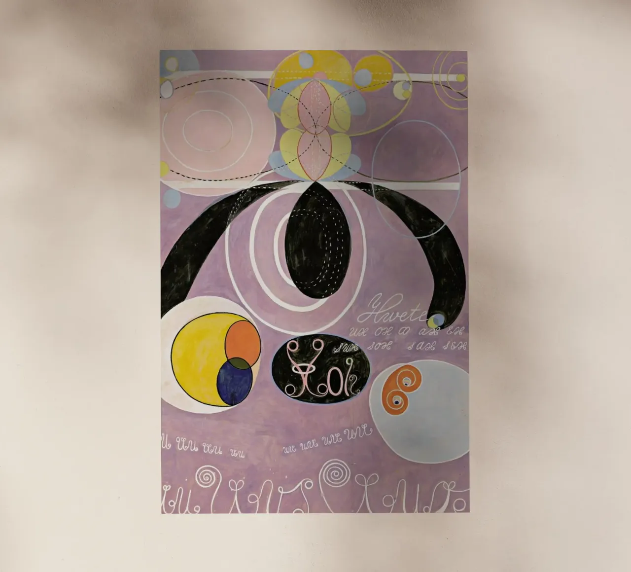 Hilma af Klint - The Ten Largest, No. 6 III pellicola backlit da Vintage by JUNIQE