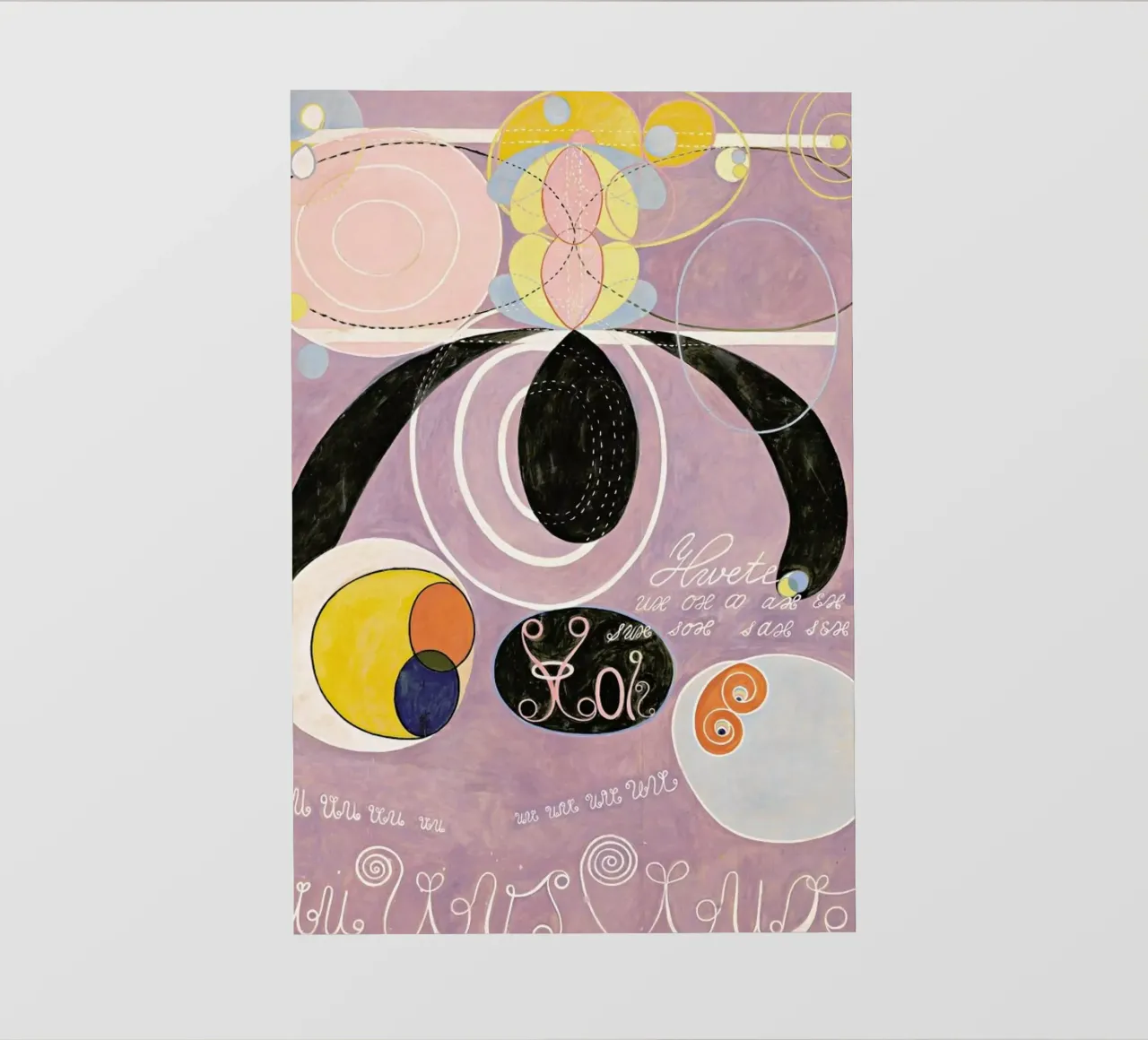 Hilma af Klint - The Ten Largest, No. 6 III pellicola backlit da Vintage by JUNIQE