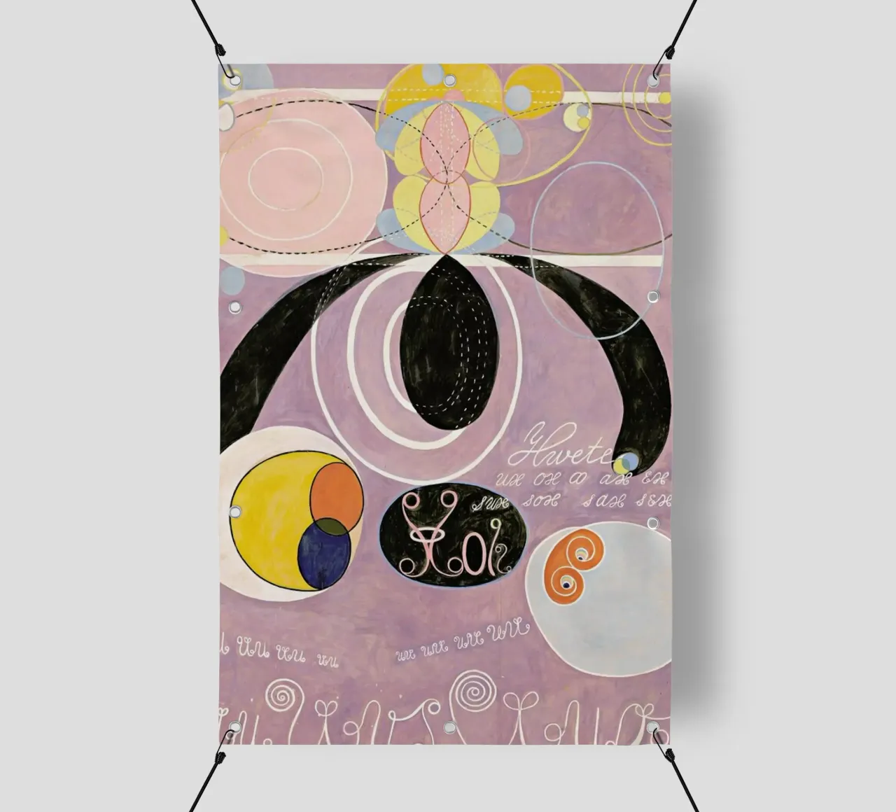 Hilma af Klint - The Ten Largest, No. 6 III telo in pvc da Vintage by JUNIQE