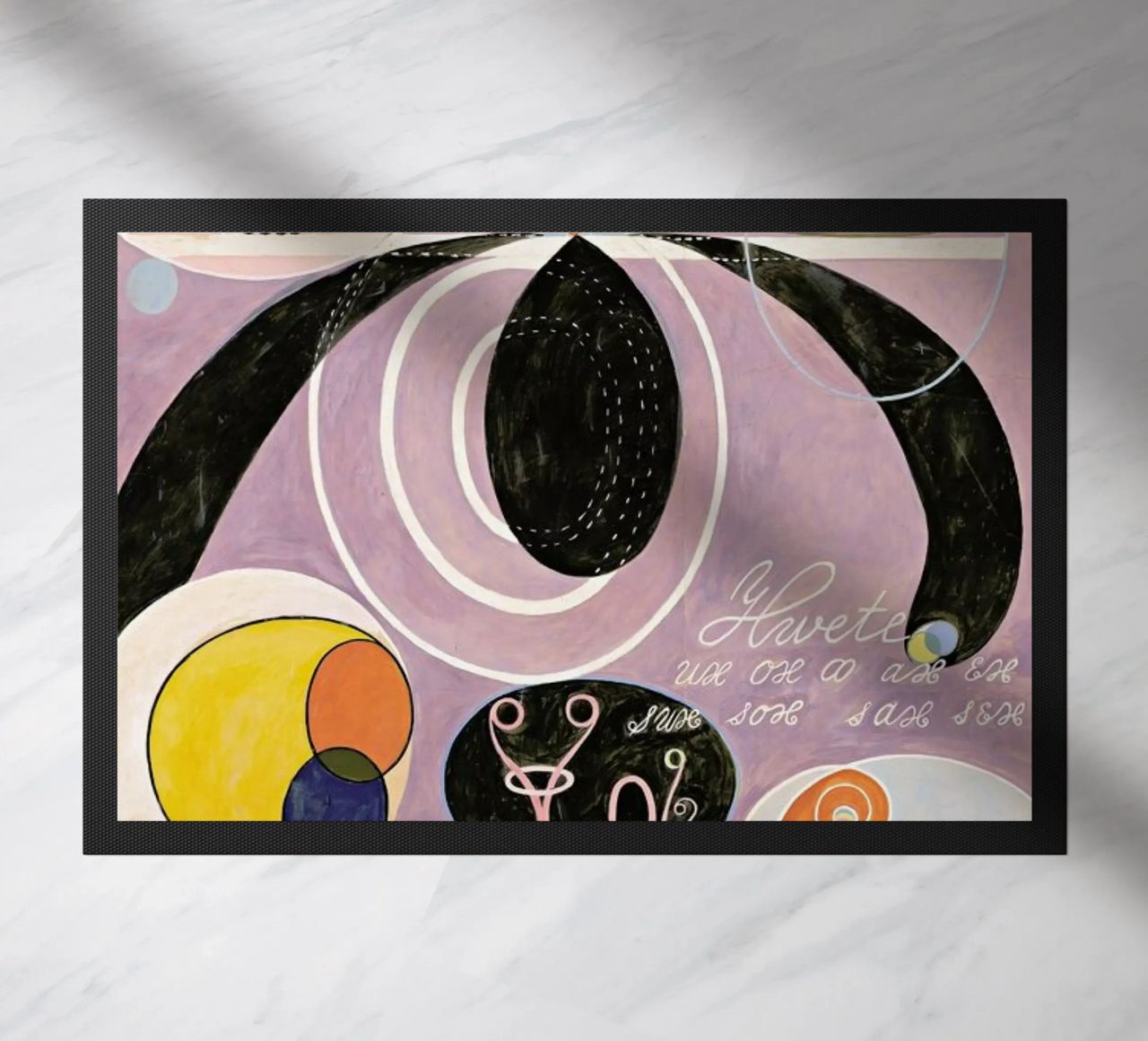 Hilma af Klint - The Ten Largest, No. 6 III paillasson de Vintage by JUNIQE