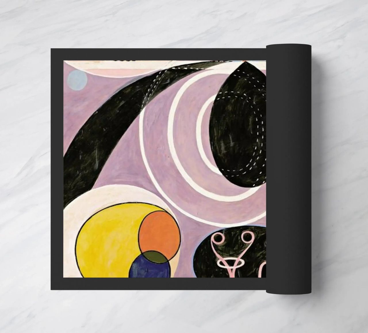 Hilma af Klint - The Ten Largest, No. 6 III paillasson de Vintage by JUNIQE