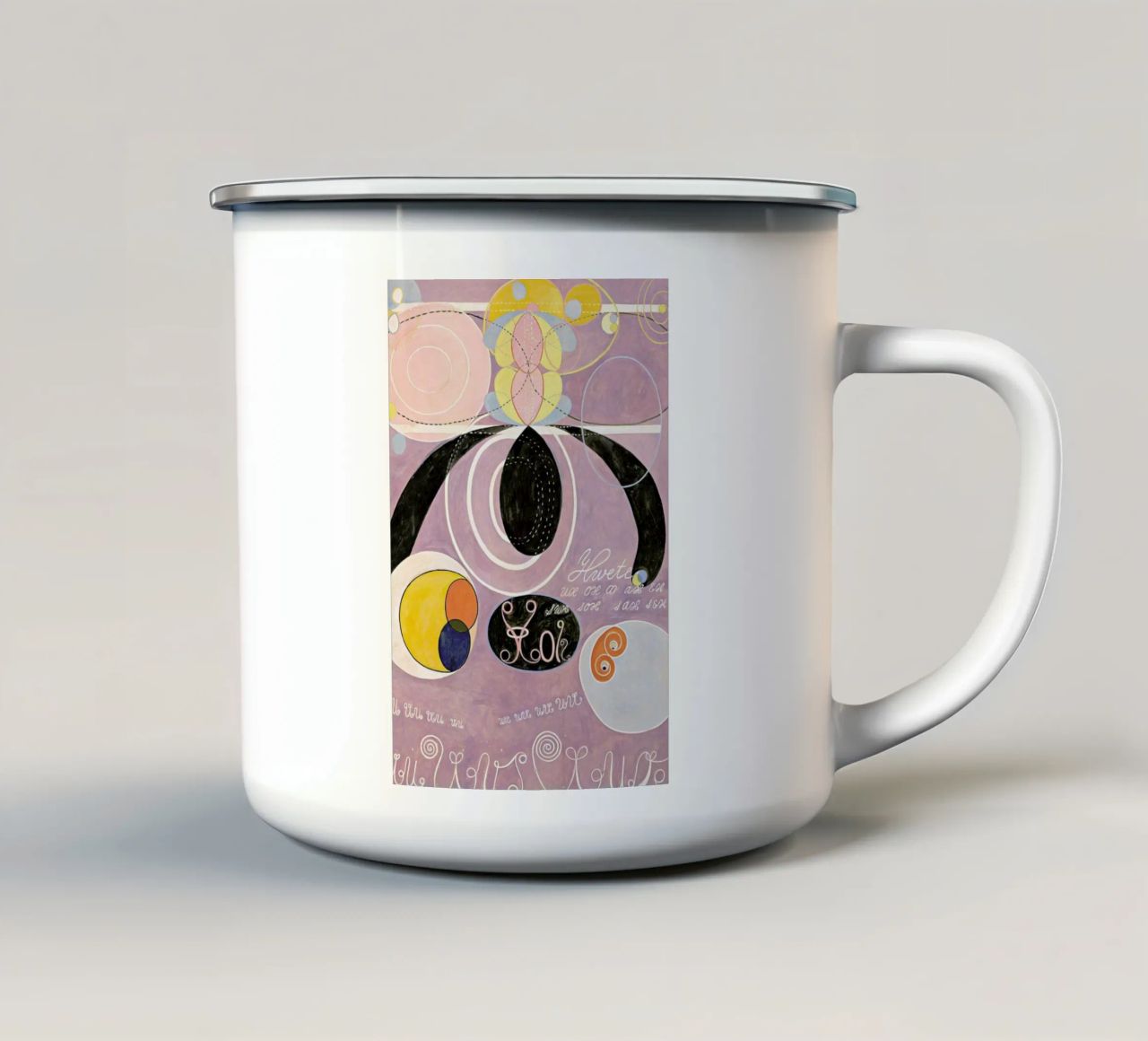 Hilma af Klint - The Ten Largest, No. 6 III mug en émail de Vintage by JUNIQE