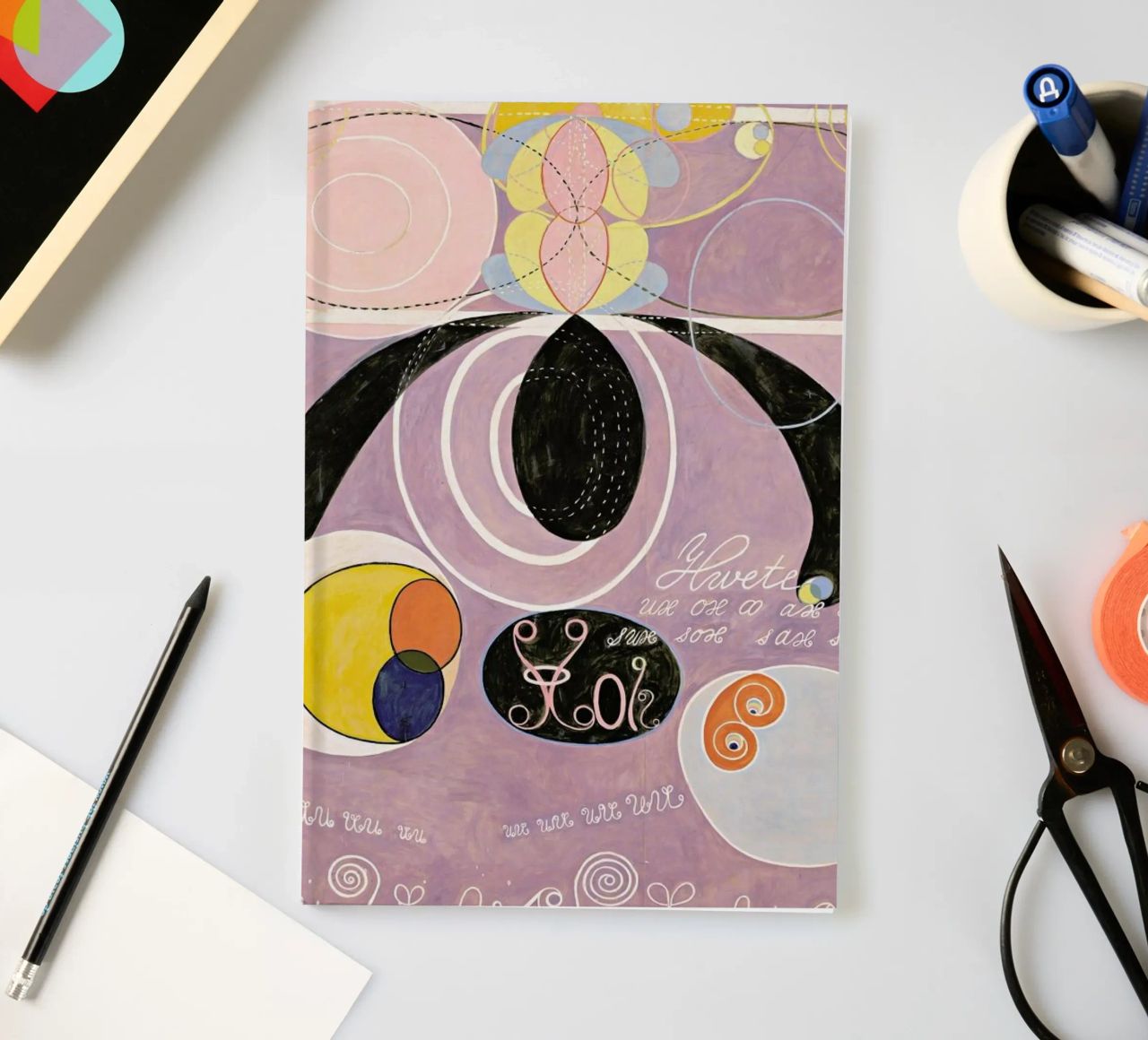 Hilma af Klint - The Ten Largest, No. 6 III carnet de notes de Vintage by JUNIQE