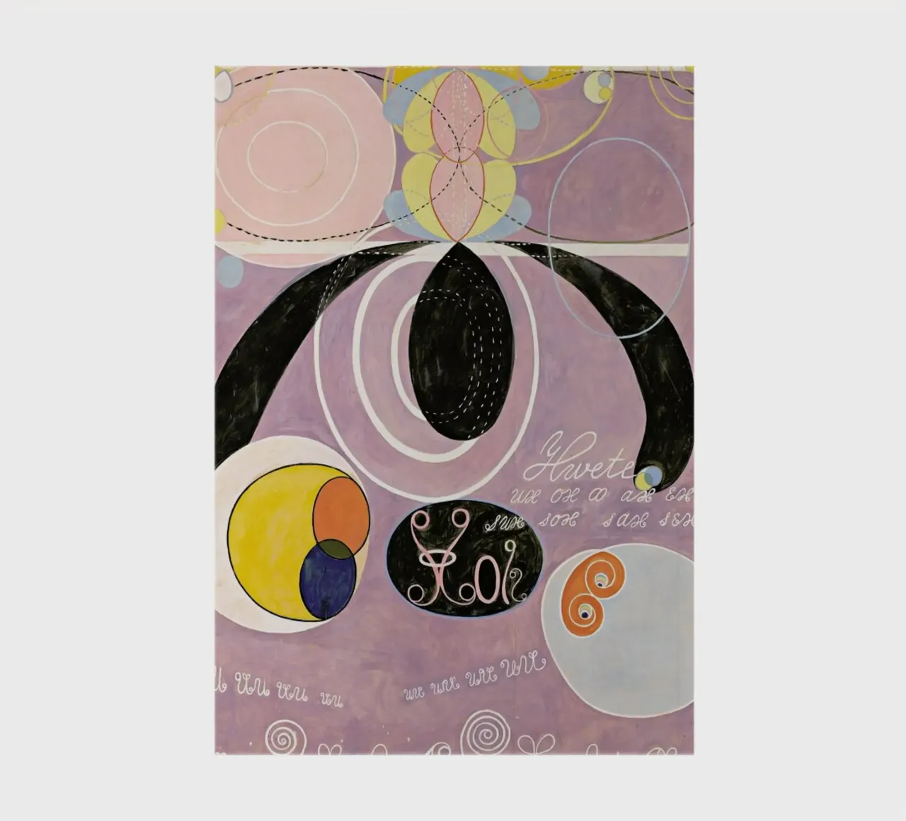 Hilma af Klint - The Ten Largest, No. 6 III notitieboek van Vintage by JUNIQE