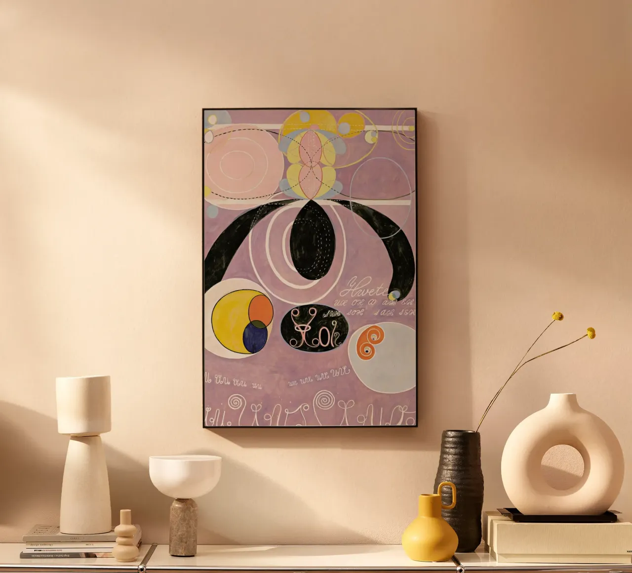 Hilma af Klint - The Ten Largest, No. 6 III alluminio dibond da Vintage by JUNIQE
