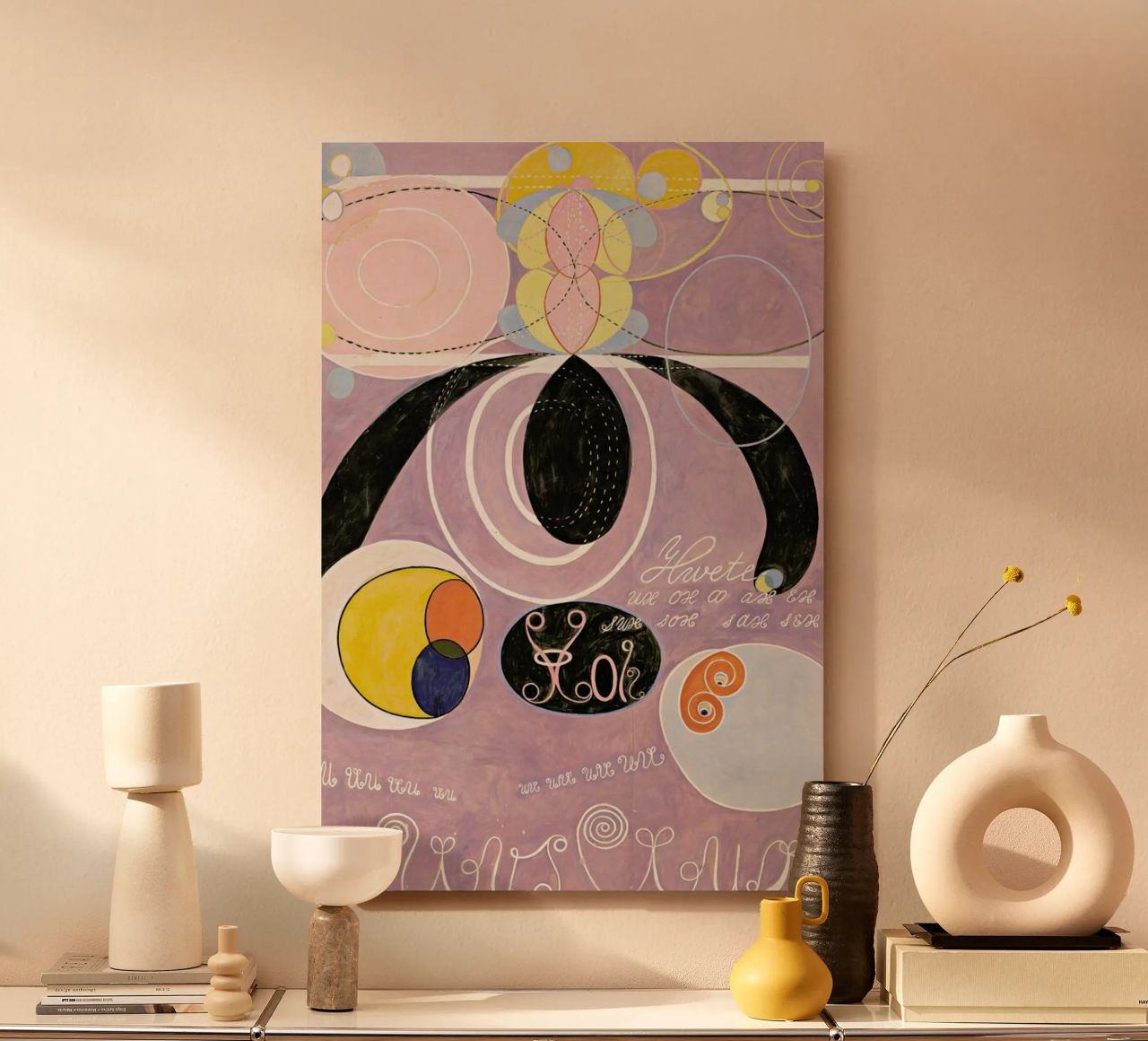 Hilma af Klint - The Ten Largest, No. 6 III alluminio dibond da Vintage by JUNIQE