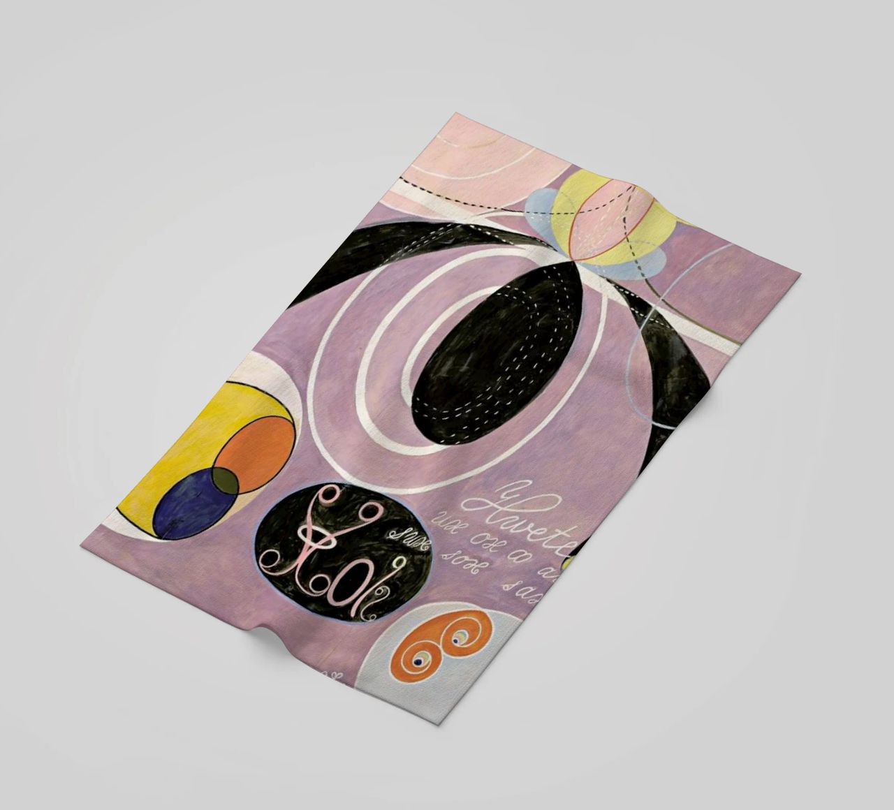Hilma af Klint - The Ten Largest, No. 6 III serviette de plage de Vintage by JUNIQE