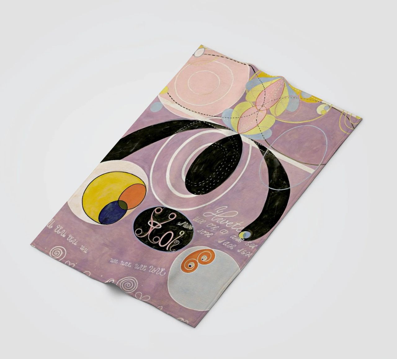 Hilma af Klint - The Ten Largest, No. 6 III coperta in pile da Vintage by JUNIQE