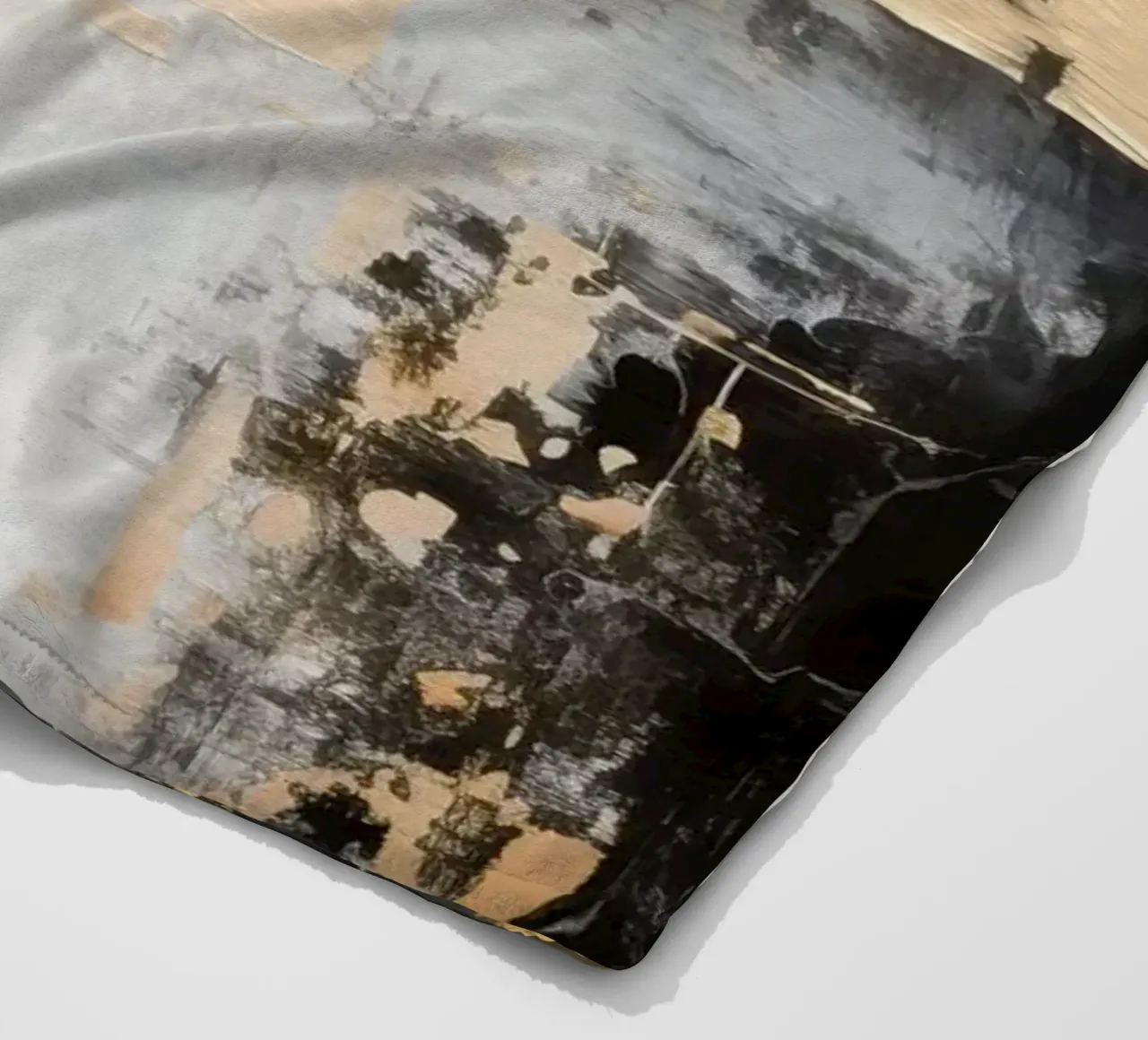 ABSTRACT ART Splendore e ombra coperta in pile da Melanie Viola