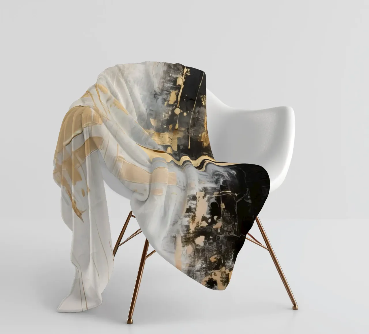 ABSTRACT ART Splendore e ombra coperta in pile da Melanie Viola
