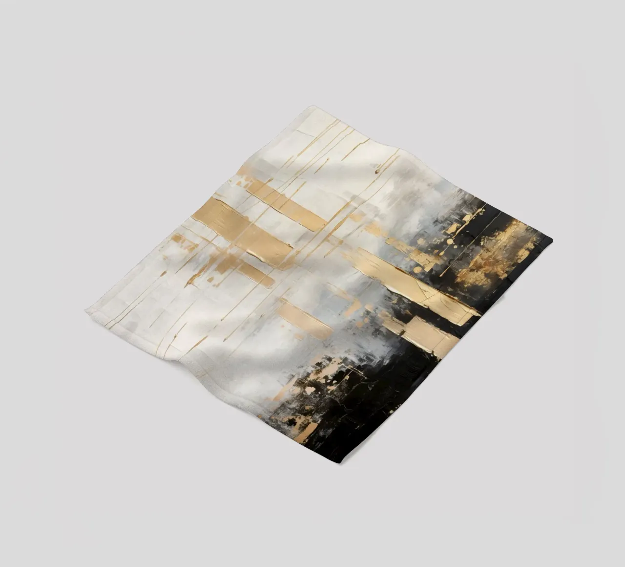ABSTRACT ART Splendore e ombra coperta in pile da Melanie Viola