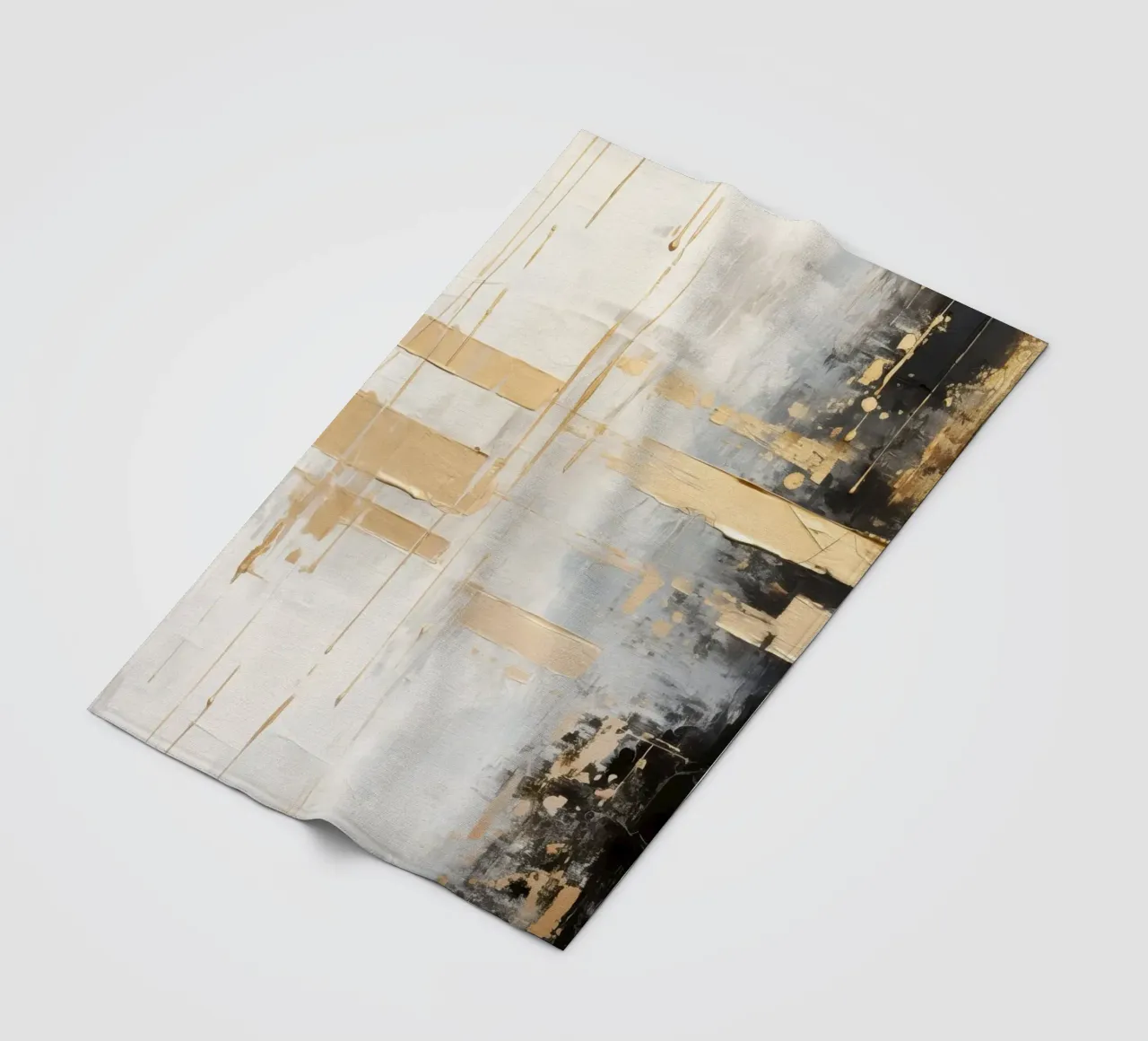 ABSTRACT ART Splendore e ombra coperta in pile da Melanie Viola