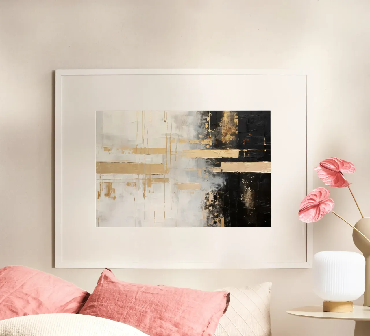 ABSTRACT ART Splendore e ombra carta hahnemühle da Melanie Viola
