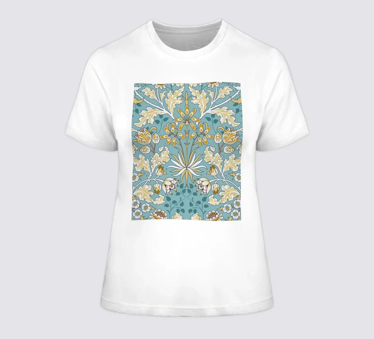 Stampa botanica William Morris t-shirt da donna da ArtHaus
