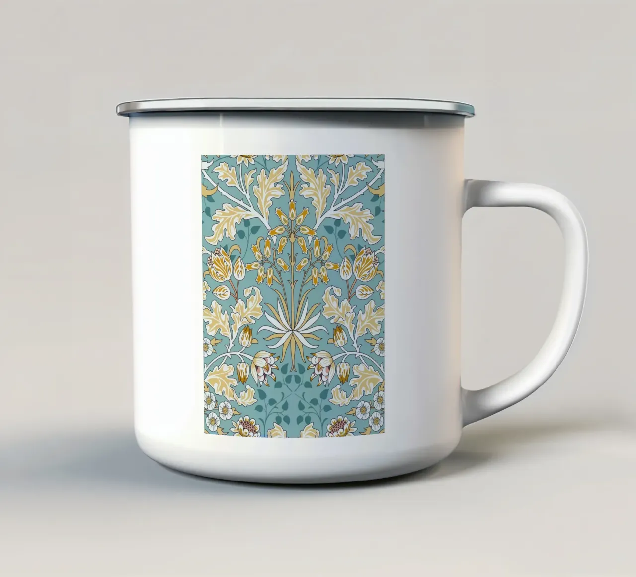 Stampa botanica William Morris tazza in smalto da ArtHaus