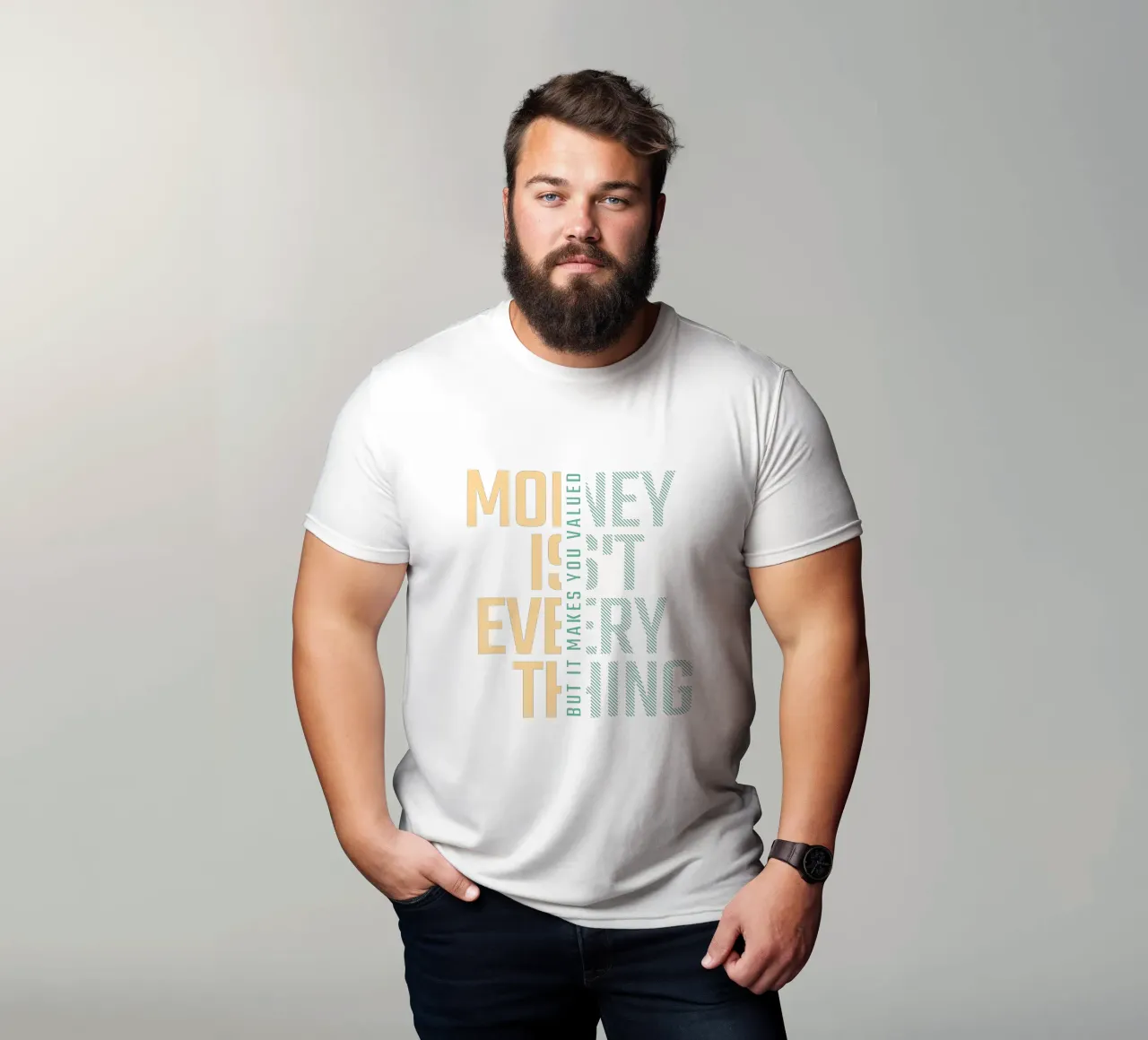 Il denaro non è tutto t-shirt da Gunawan Rb