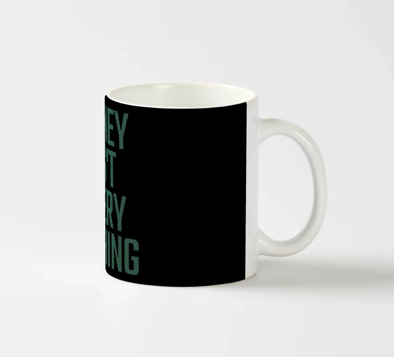 Il denaro non è tutto tazza in ceramica da Gunawan Rb
