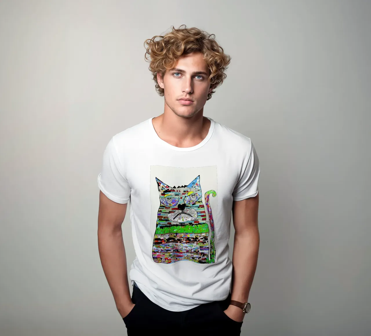 jam cat t-shirt da Brian Buckley