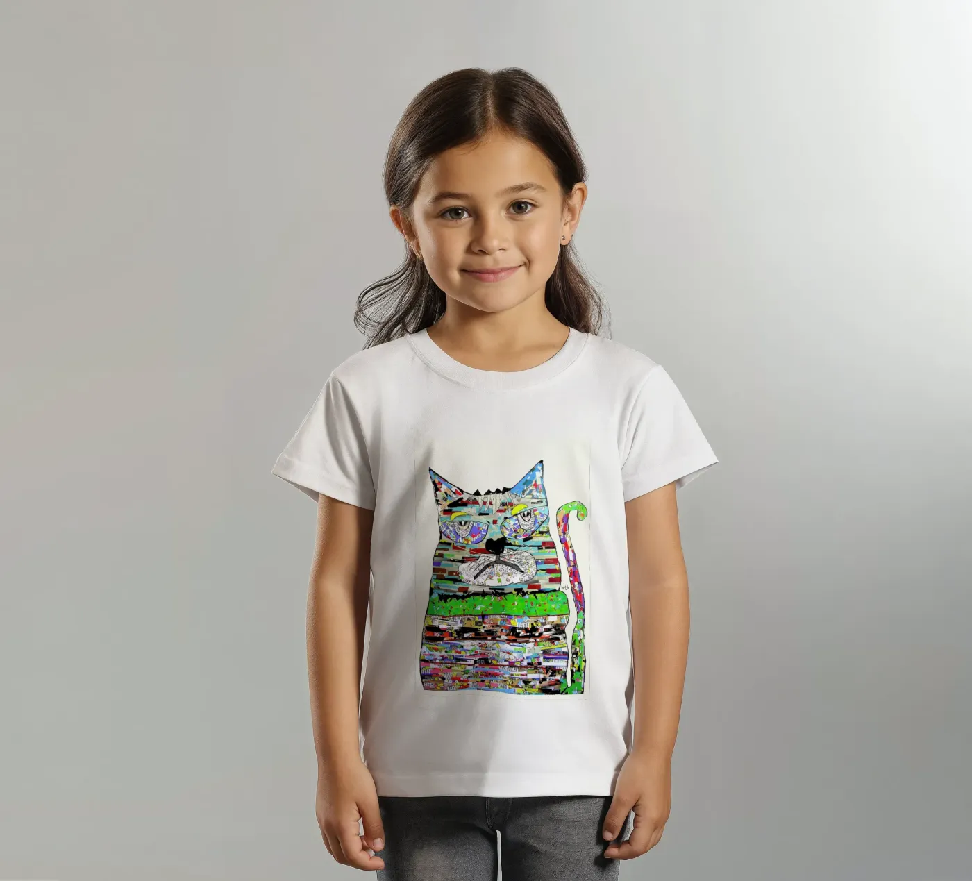 jam cat kinder t-shirt van Brian Buckley
