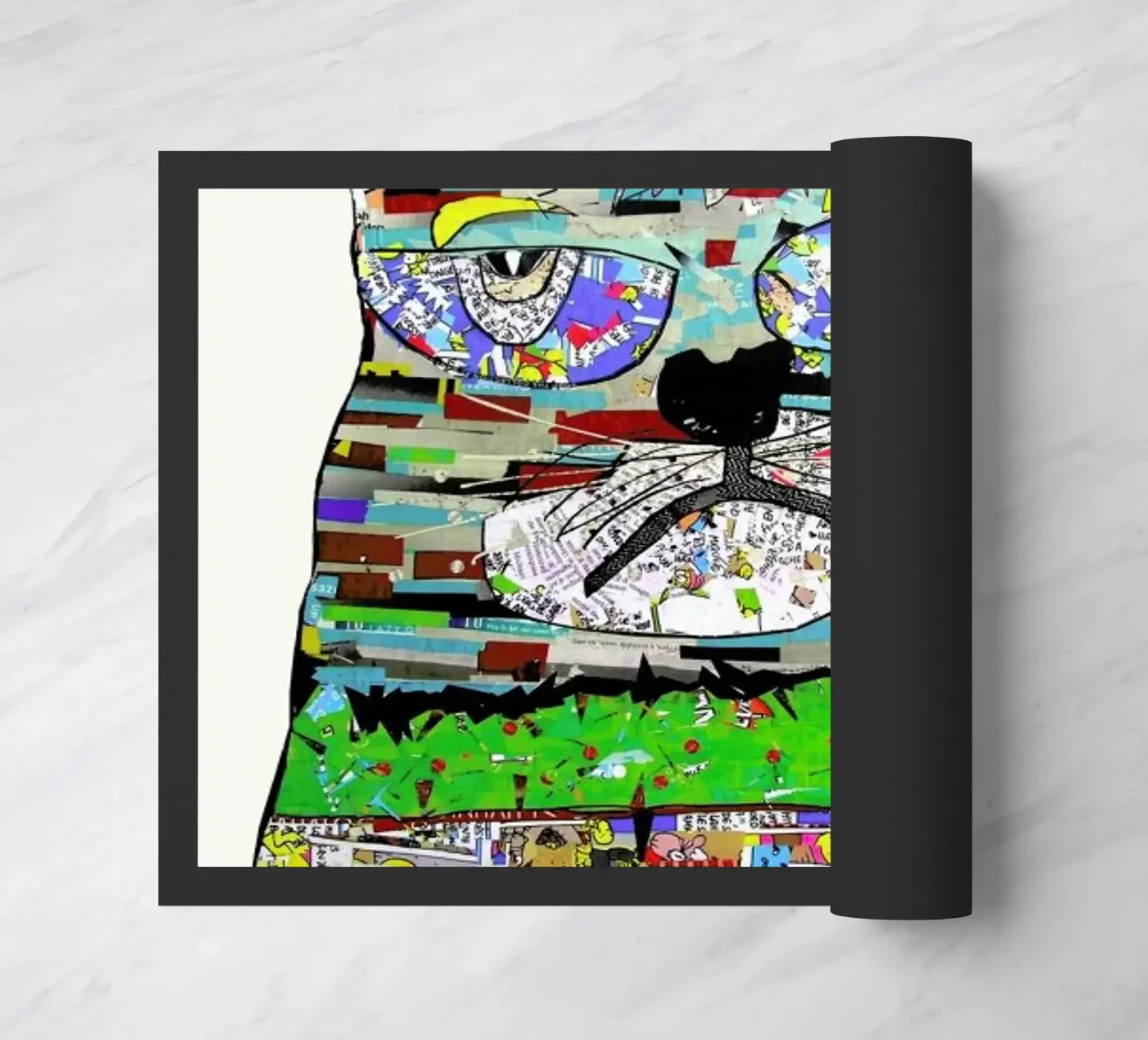 jam cat Fußmatte von Brian Buckley