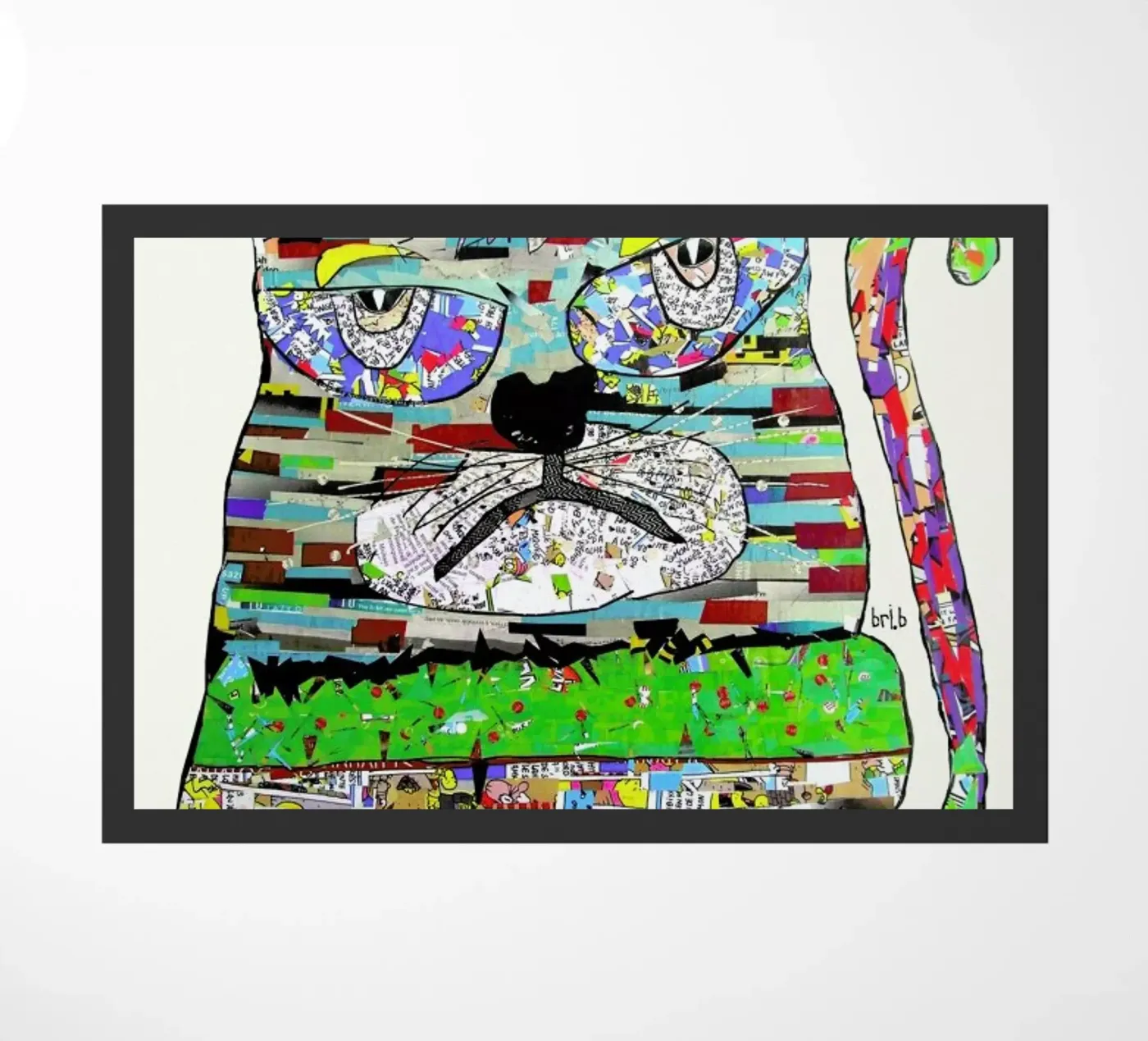 jam cat Fußmatte von Brian Buckley