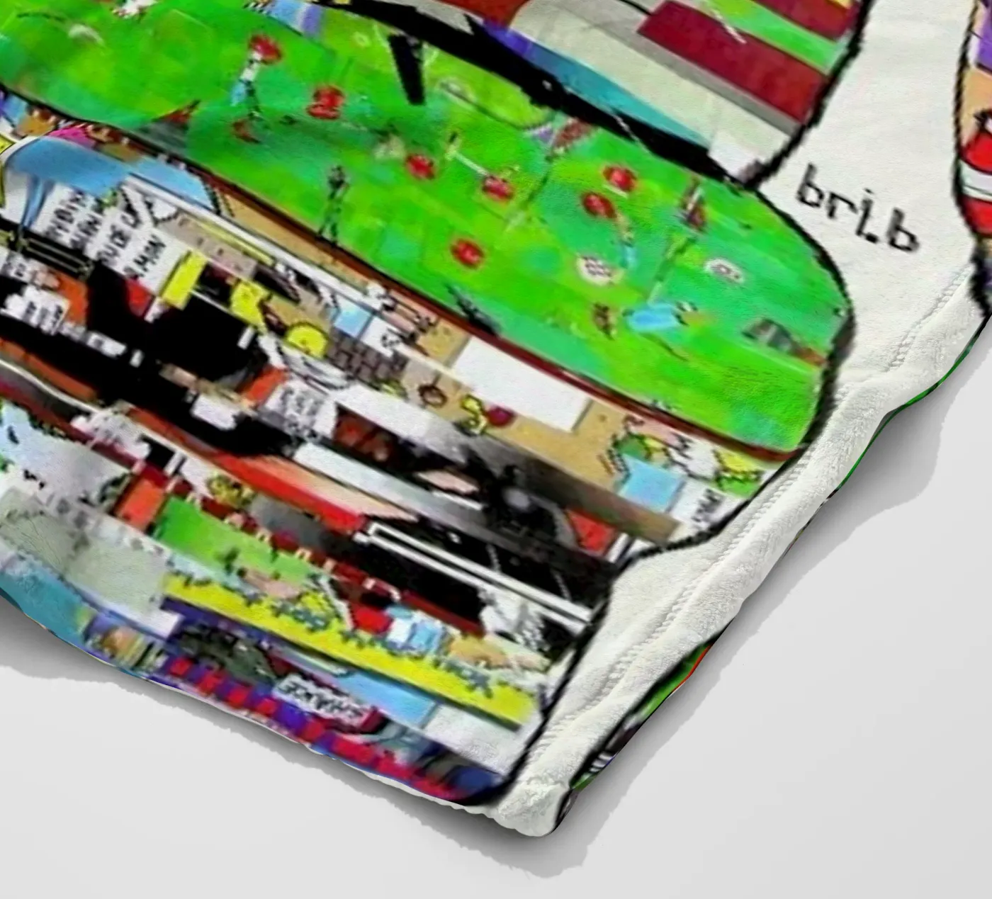 jam cat fleece blanket by Brian Buckley