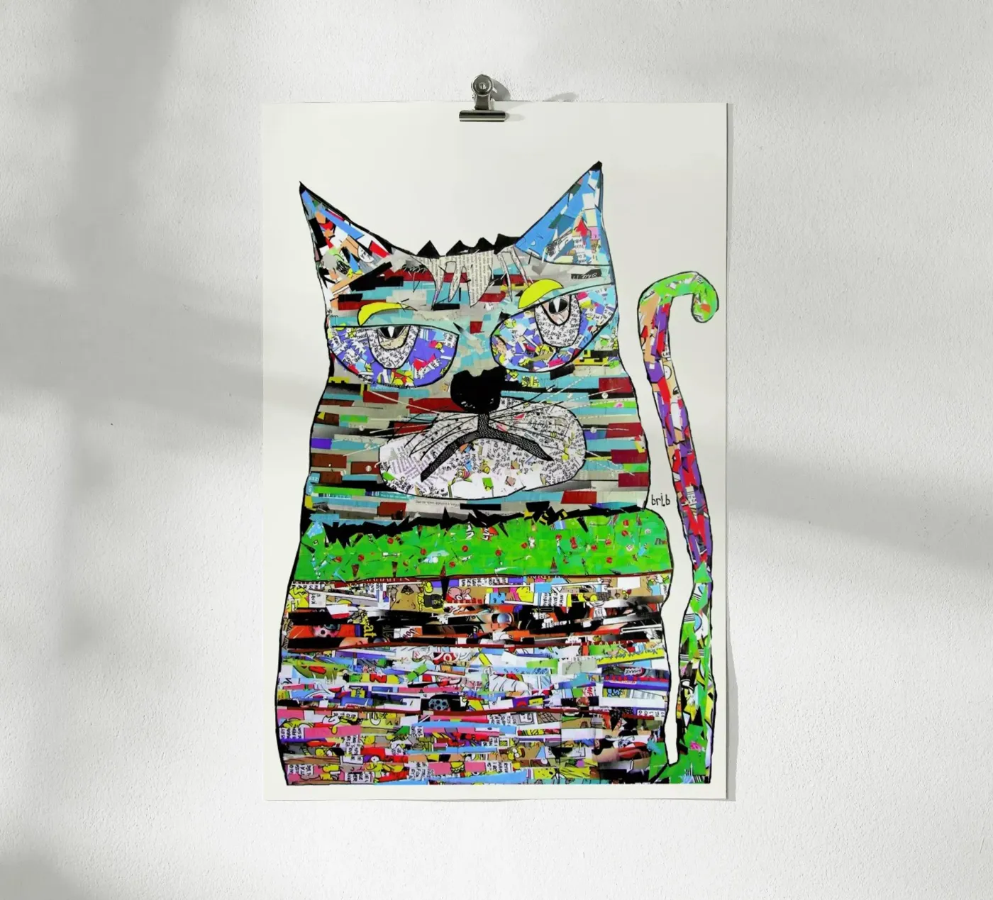 jam cat poster van Brian Buckley