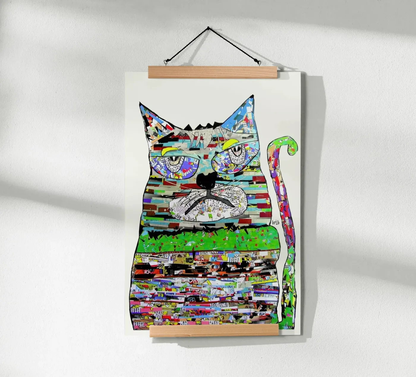 jam cat poster van Brian Buckley