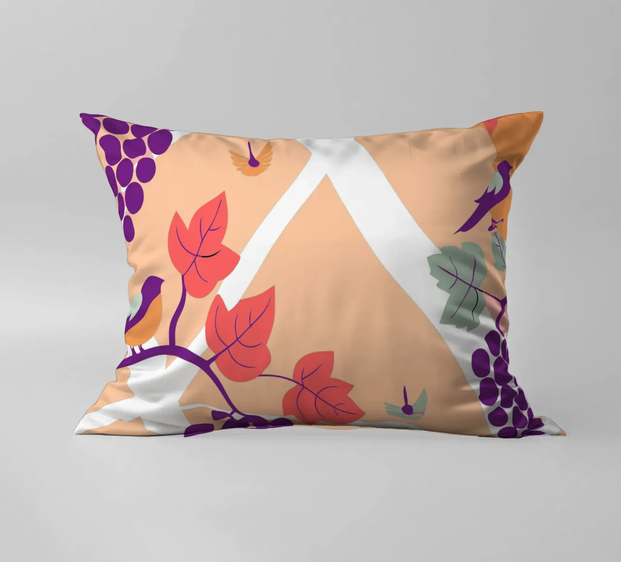 Albero dell'uva e uccello cuscino da TODAY'S SHOP