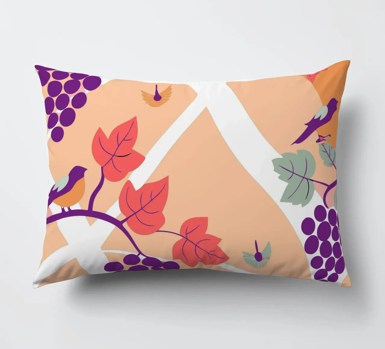 Albero dell'uva e uccello cuscino da TODAY'S SHOP