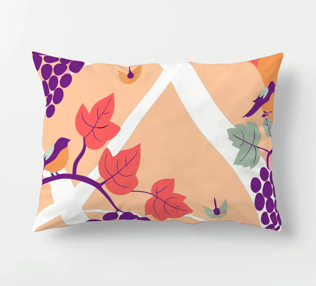 Albero dell'uva e uccello cuscino da TODAY'S SHOP