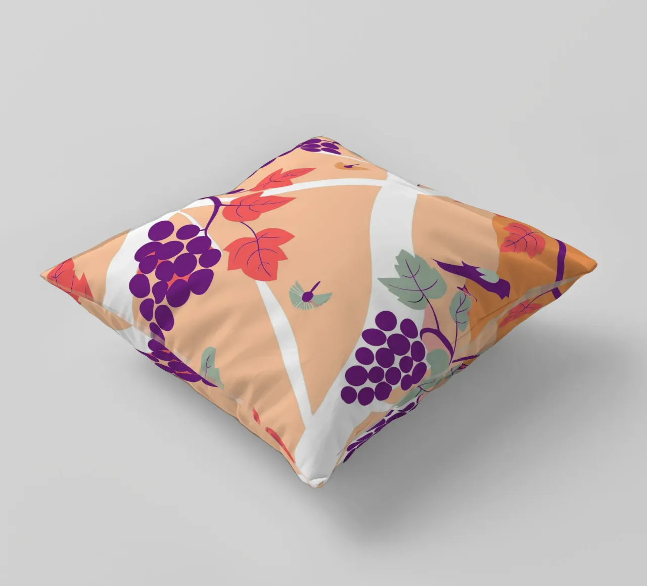 Albero dell'uva e uccello cuscino da TODAY'S SHOP