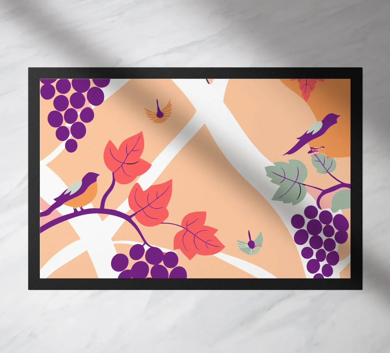 Albero dell'uva e uccello zerbino da TODAY'S SHOP