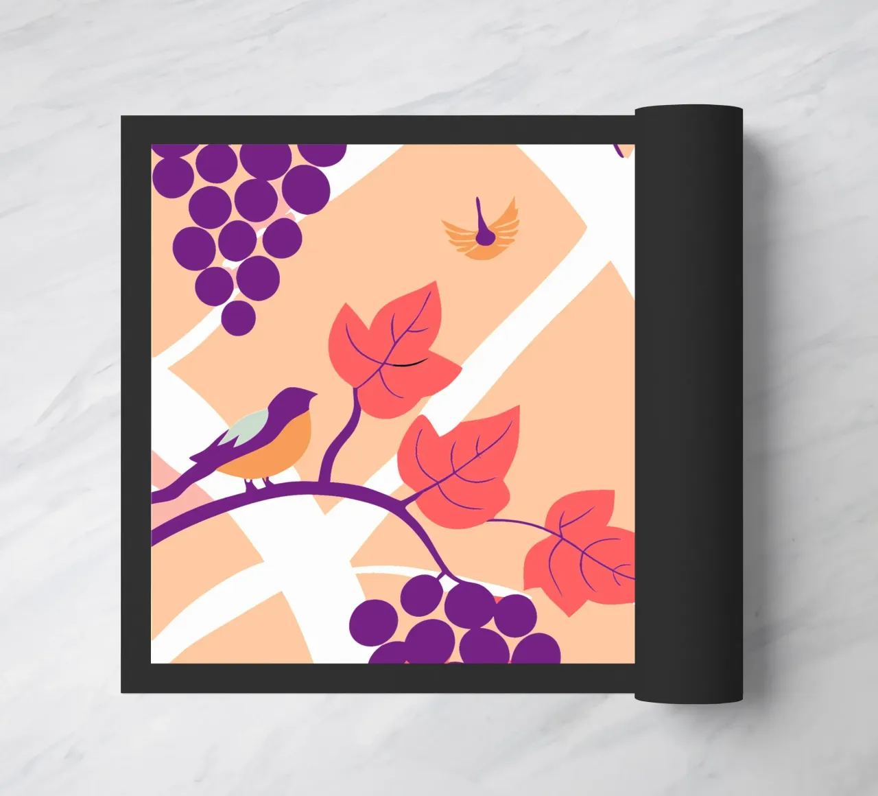 Albero dell'uva e uccello zerbino da TODAY'S SHOP