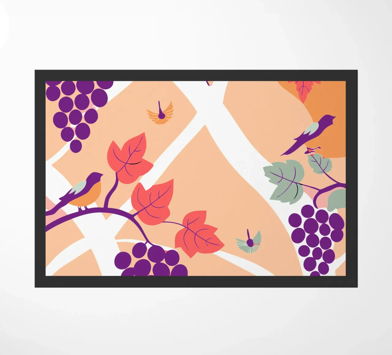 Albero dell'uva e uccello zerbino da TODAY'S SHOP