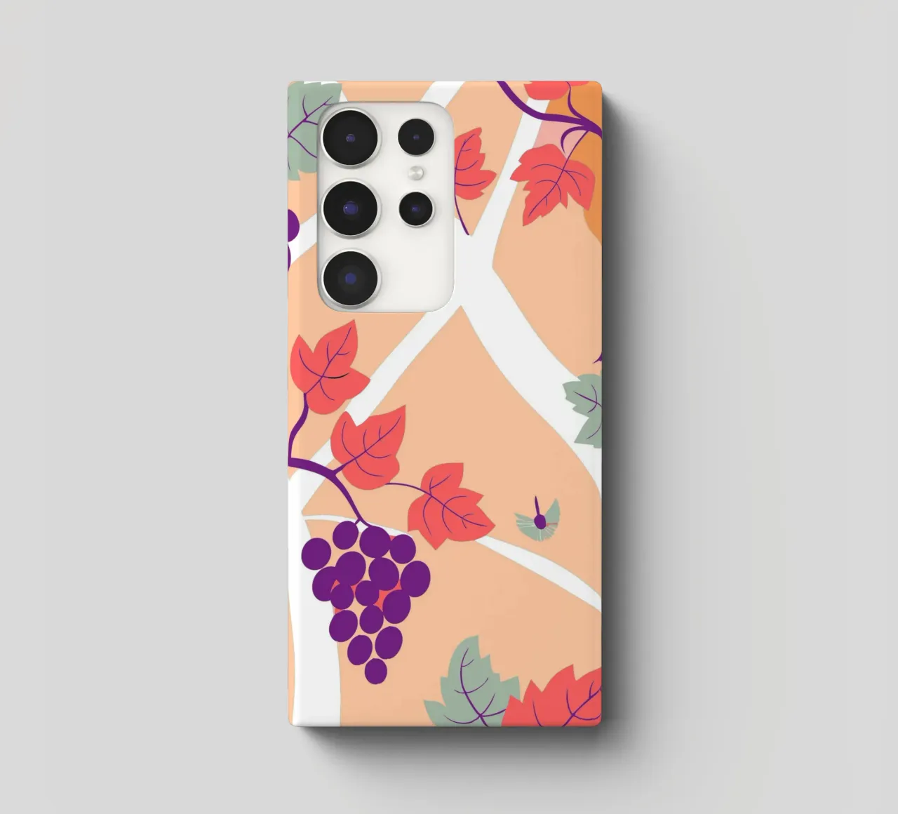 Albero dell'uva e uccello cover samsung da TODAY'S SHOP