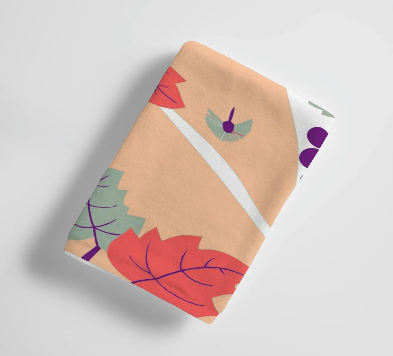 Grape Tree And Bird towel by TODAY'S SHOP