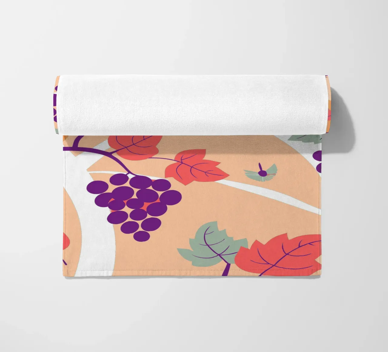 Albero dell'uva e uccello telo mare da TODAY'S SHOP