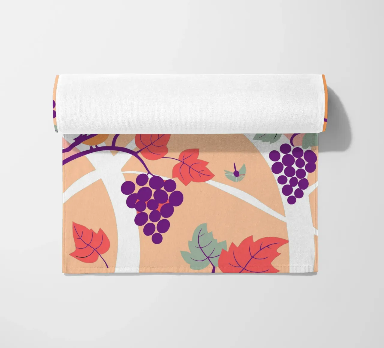 Albero dell'uva e uccello telo mare da TODAY'S SHOP