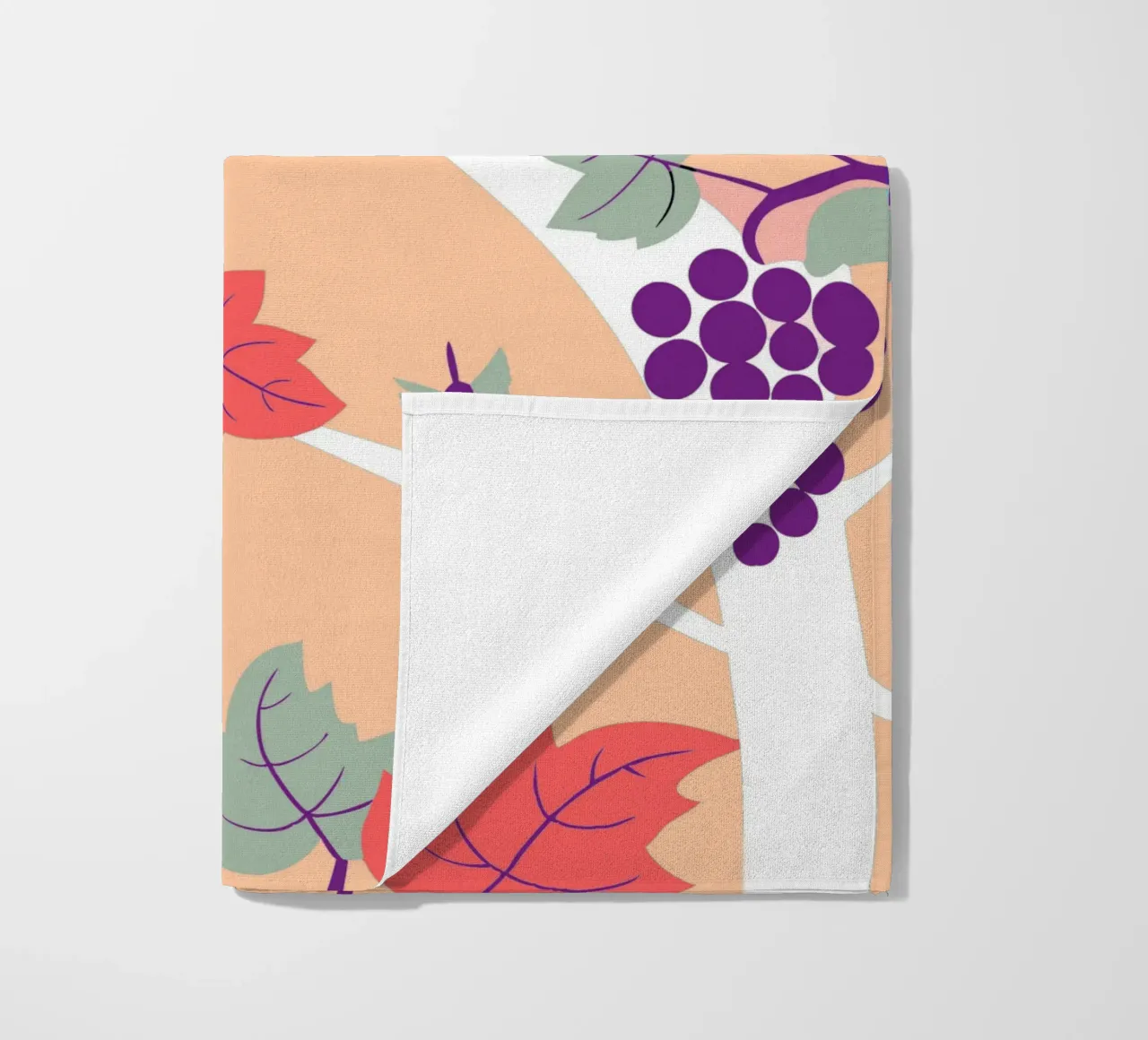 Albero dell'uva e uccello telo mare da TODAY'S SHOP