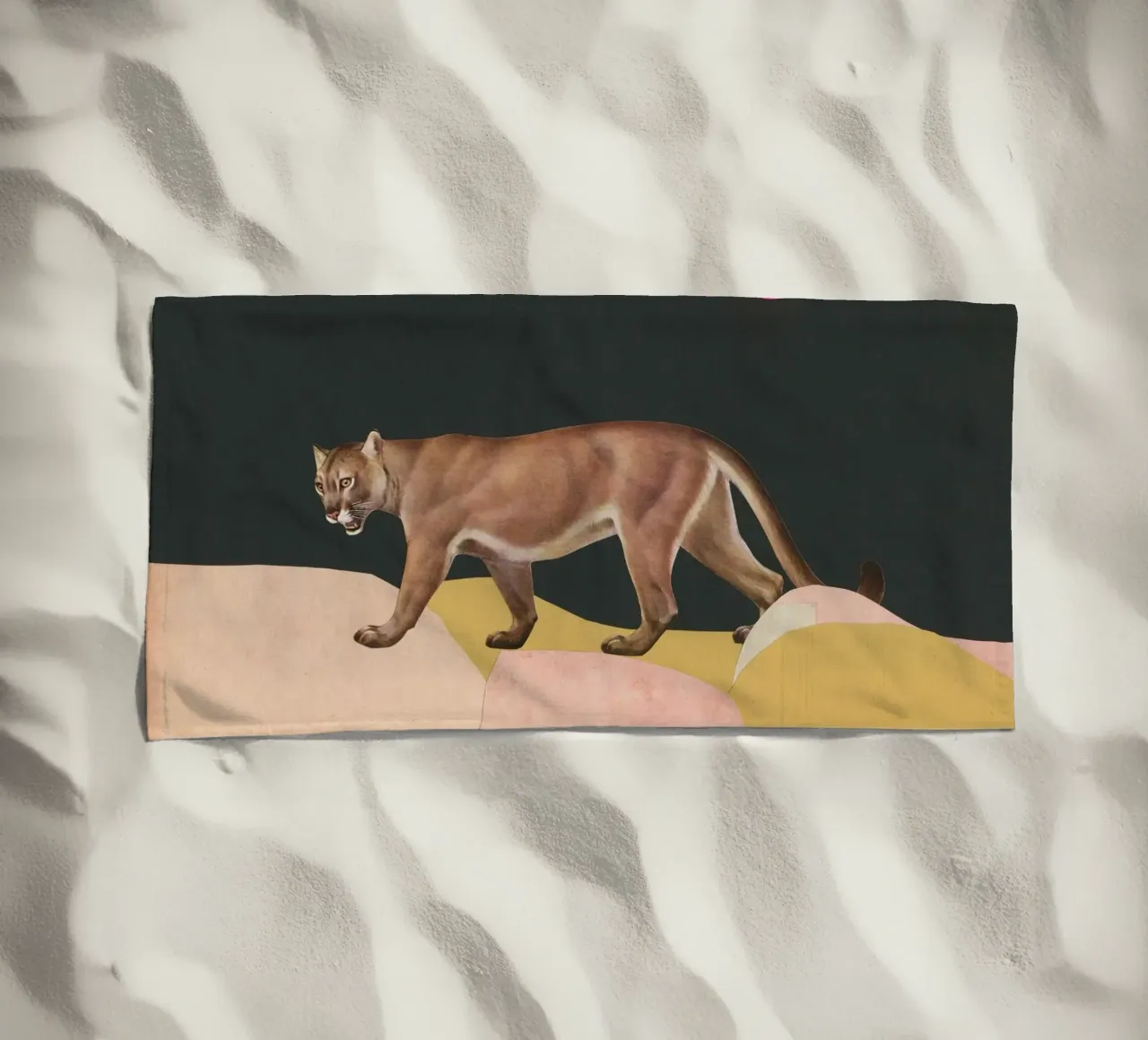 Puma telo mare da Cassia Beck Collage