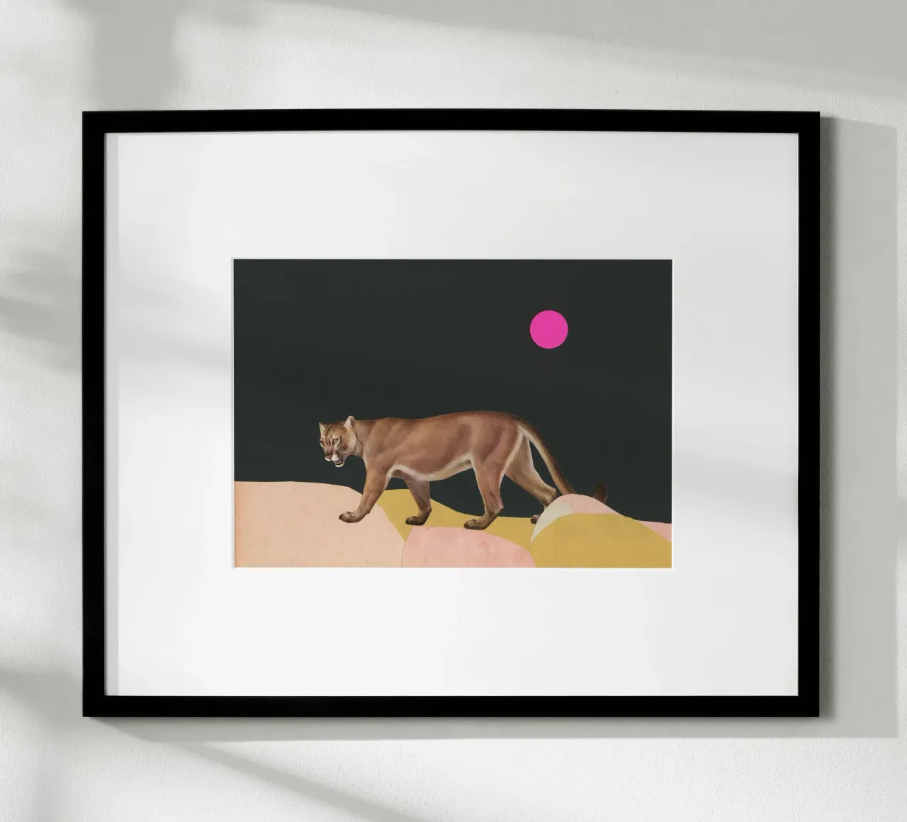 Puma poster da Cassia Beck Collage